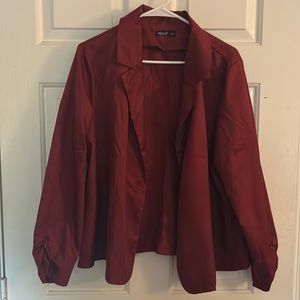 Merlot Shein Plus Size Blazer 1X NWOT